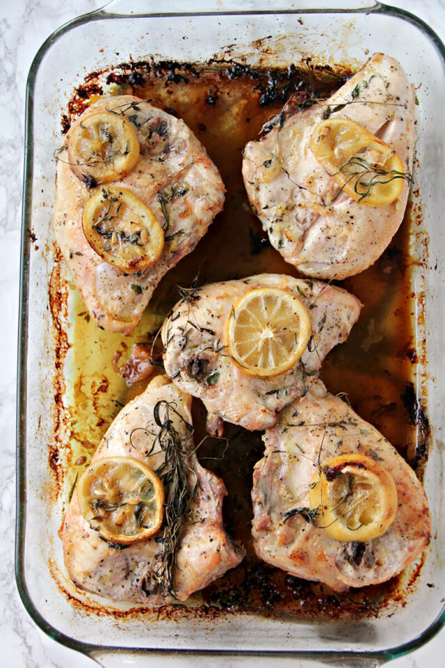 Rosemary Lemon Chicken Roast Chicken with Fresh Herbs