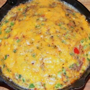 Easy Omelette in a Cast Iron Skillet 