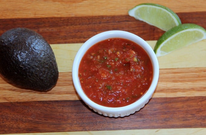 restaurant style salsa with canned tomatoes