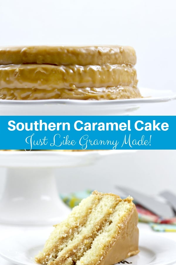 Southern Caramel Cake - with Homemade Caramel Icing