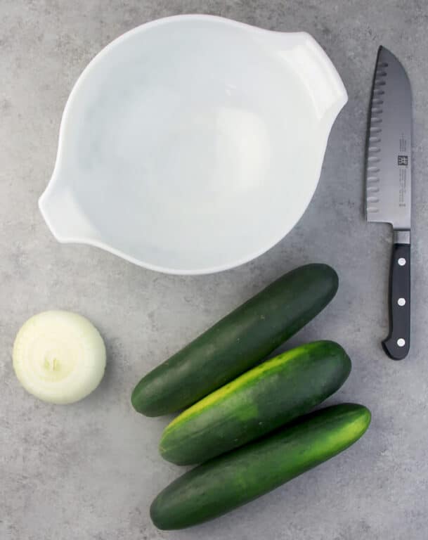 Cucumber Vinegar Salad Southern Food and Fun