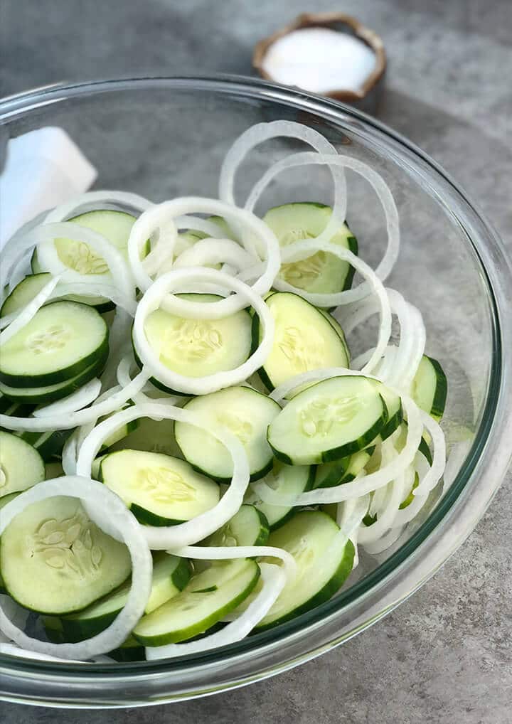 Cucumber Vinegar Salad Southern Food and Fun