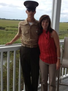 Proud mom of a Marine