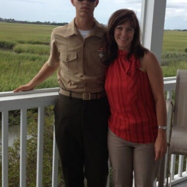 Proud mom of a Marine
