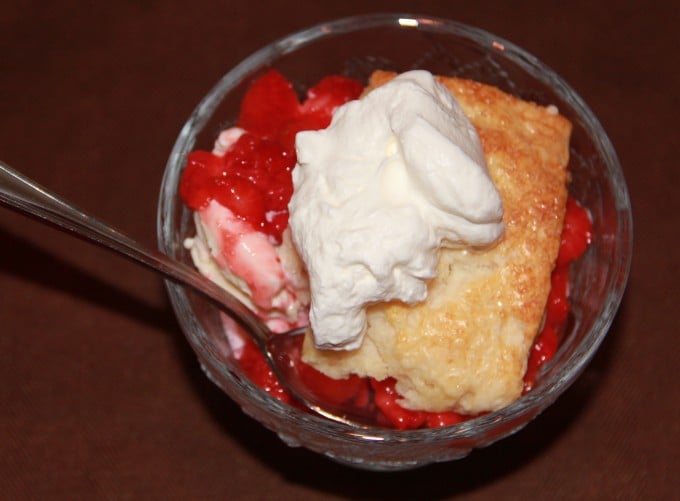 Strawberry Shortcake in a bowl