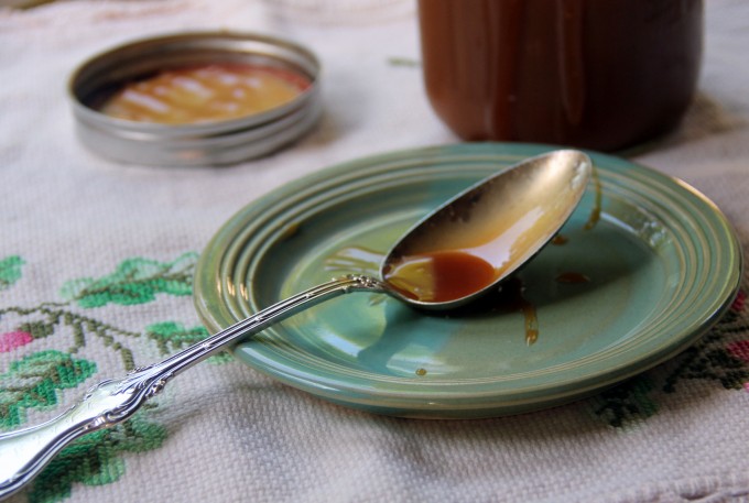 Homemade Caramel Sauce adds just the right touch to cheesecake, pound cake, or even plain ice cream—or brownies!