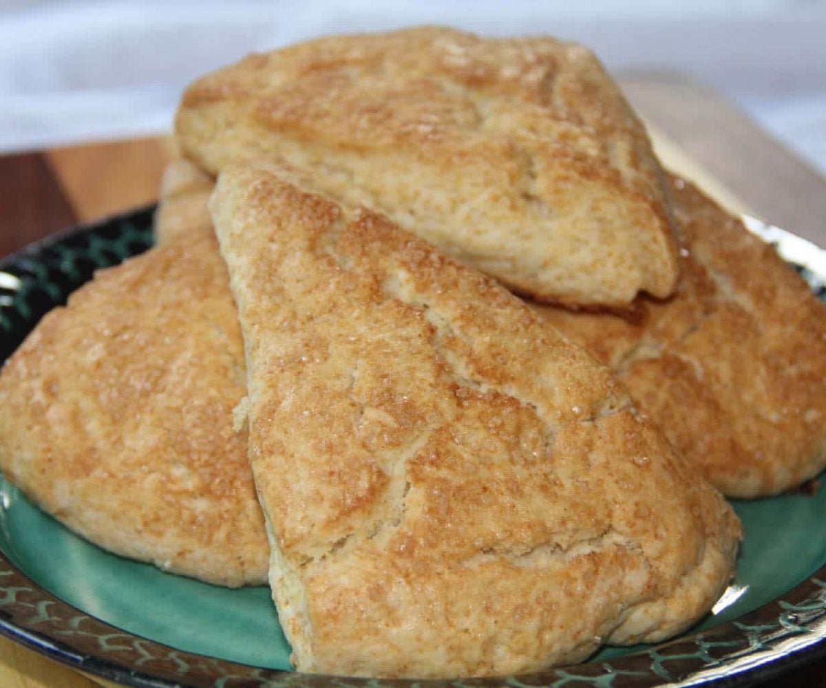 Cream scones are butter-rich and slightly sweet, a lovely vessel for your favorite jam--breakfast, afternoon snack, or anything in between!