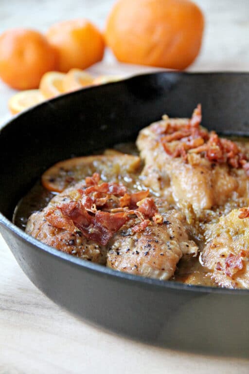 Chicken with Red Wine Vinegar and Tomatoes