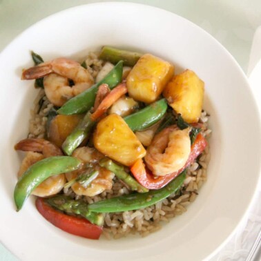 Shrimp and Pineapple Stir-fry