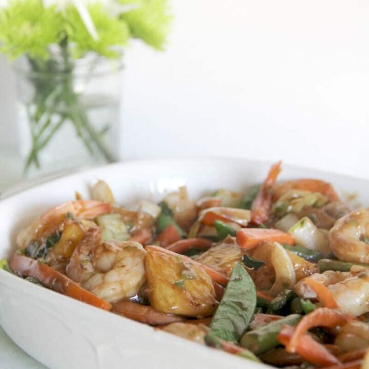 Shrimp and Pineapple Stir-fry