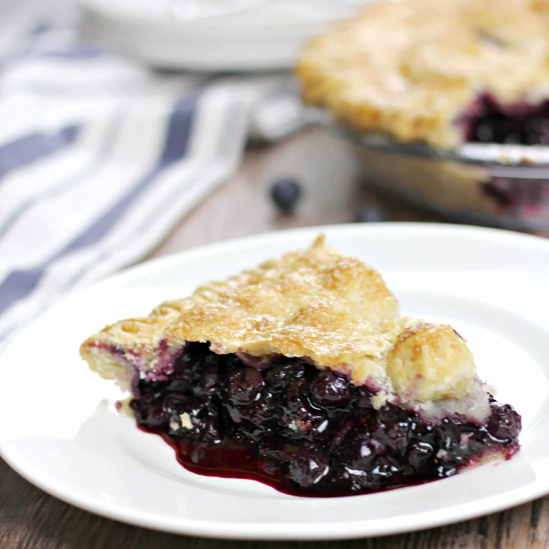 Homemade Blueberry Pie - Just Like Grandma Made! | Southern