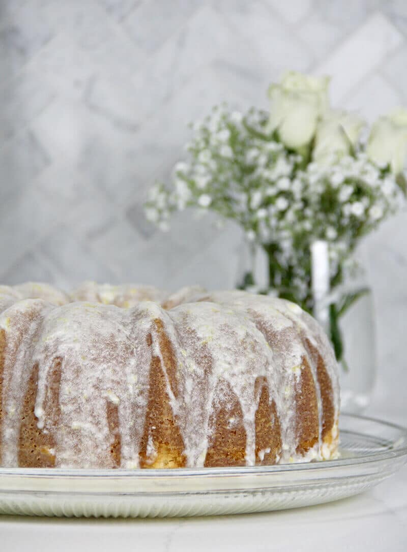 Easy Lemon Pound Cake with Lemon Glaze - Southern Food and Fun