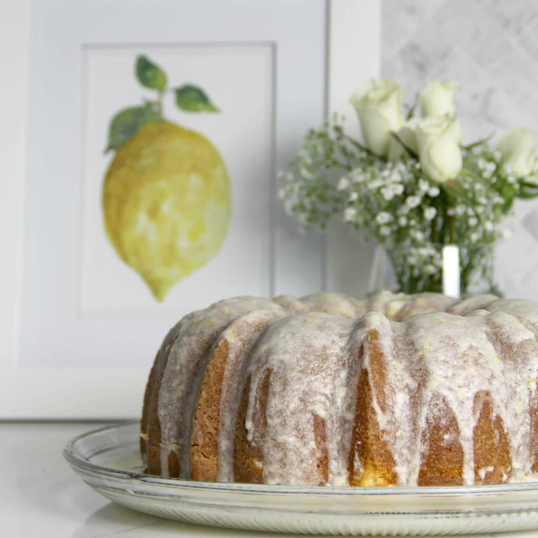 Easy Lemon Pound Cake with Lemon Glaze Southern Food and Fun
