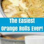 These easy Orange Rolls are made with refrigerated French bread dough, orange marmalade, and orange zest--so simple and kids love them! You can use either a glaze or a cream cheese icing for these simple, easy orange rolls and tantalize your guests with the smell of a bakery right in your kitchen.