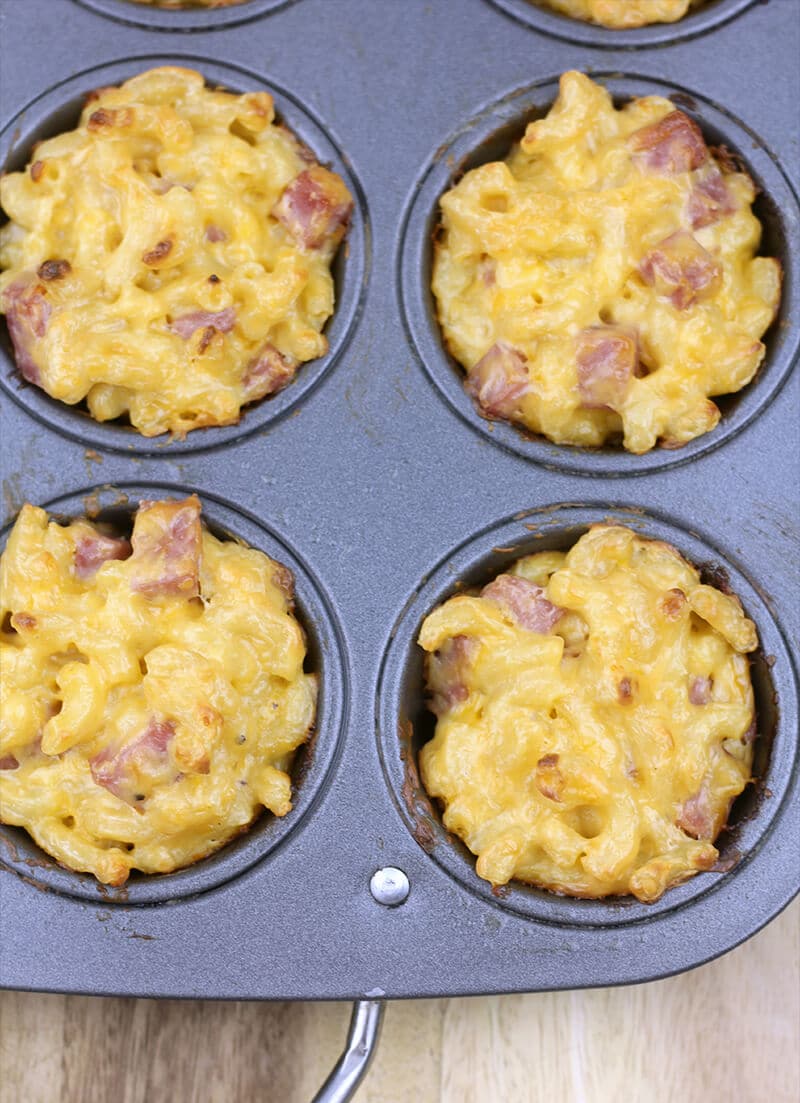 Mac and Cheese Muffins with Ham Southern Food and Fun