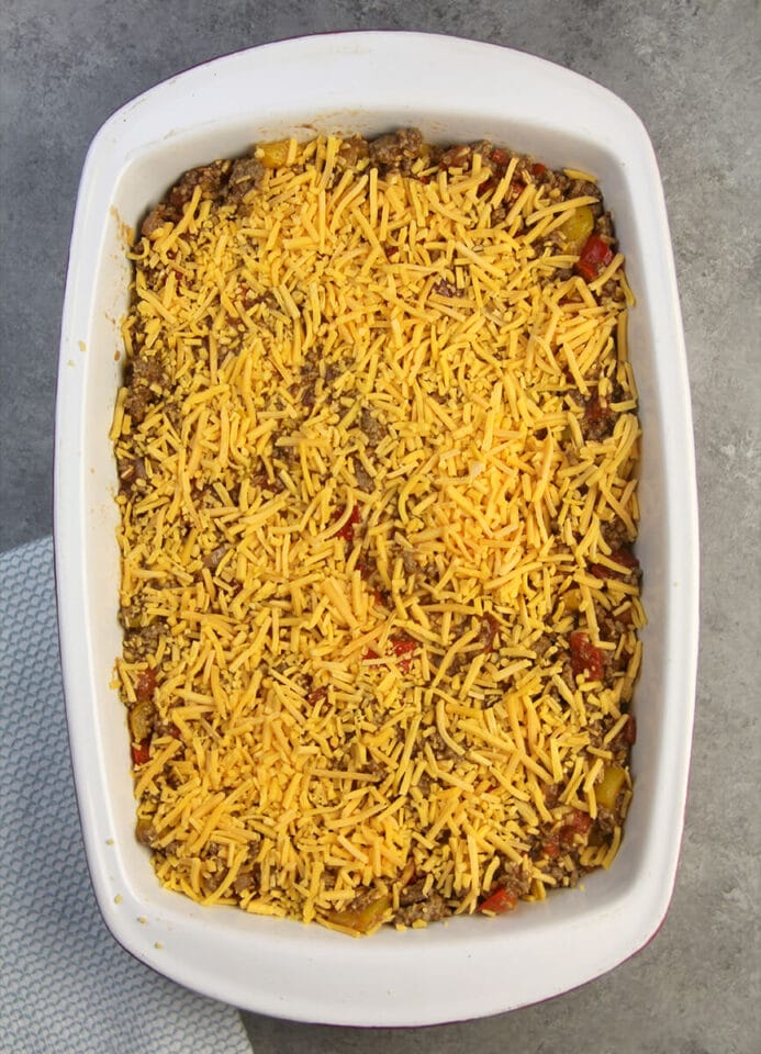 Unstuffed Pepper Casserole Easy and KidFriendly