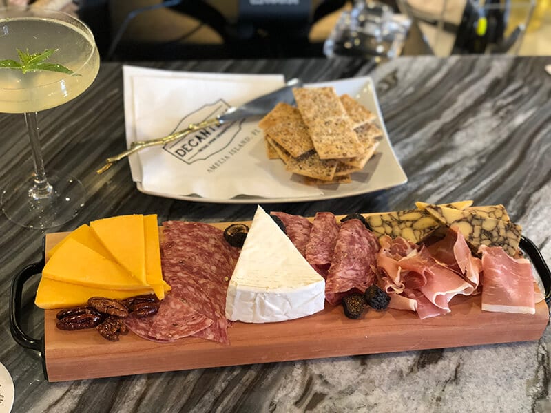 Charcuterie and cheese board from The Decantery. 