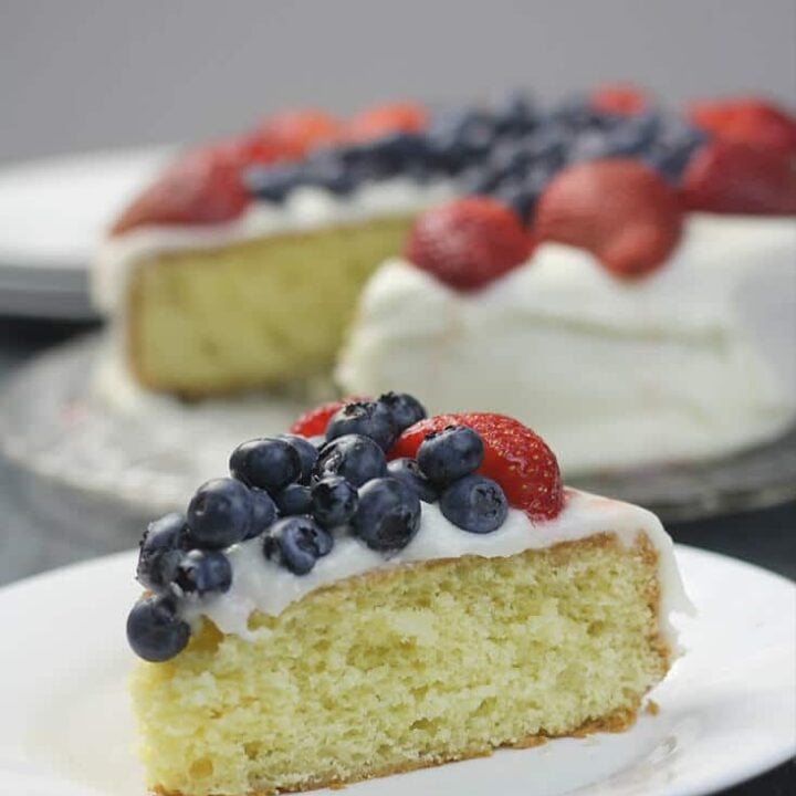 Red, White, and Blue Cake Recipe