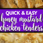 Honey Mustard Chicken Tenders are a kid favorite with crispy panko bread crumbs and easy honey mustard sauce. My family gobbles this chicken like nobody's business and I bet yours will too!