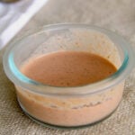 Comeback Sauce made a little spicier with hot sauce and cayenne--it's the perfect easy dipping sauce for anything fried and even cut-up vegetables!