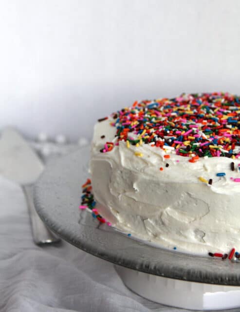 Funfetti Cake from a Simple Recipe - You Will Love How Easy This Is!