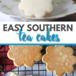 Tea cakes are buttery and slightly soft, not as sweet as a sugar cookie and falling somewhere between a cookie and a cake. They are an old-fashioned Southern favorite! This recipe is so easy--no mixer required and no chilling dough. You can have these wonderful tea cakes ready in about 30 minutes!
