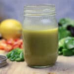 French Salad Dressing made the authentic French way with fresh lemon juice is so simple and easy you'll never want bottled salad dressing again!