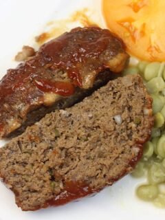This Southern Meatloaf Recipe is a simple classic, with onions and green peppers and not much else. This is the way Mom made meatloaf!