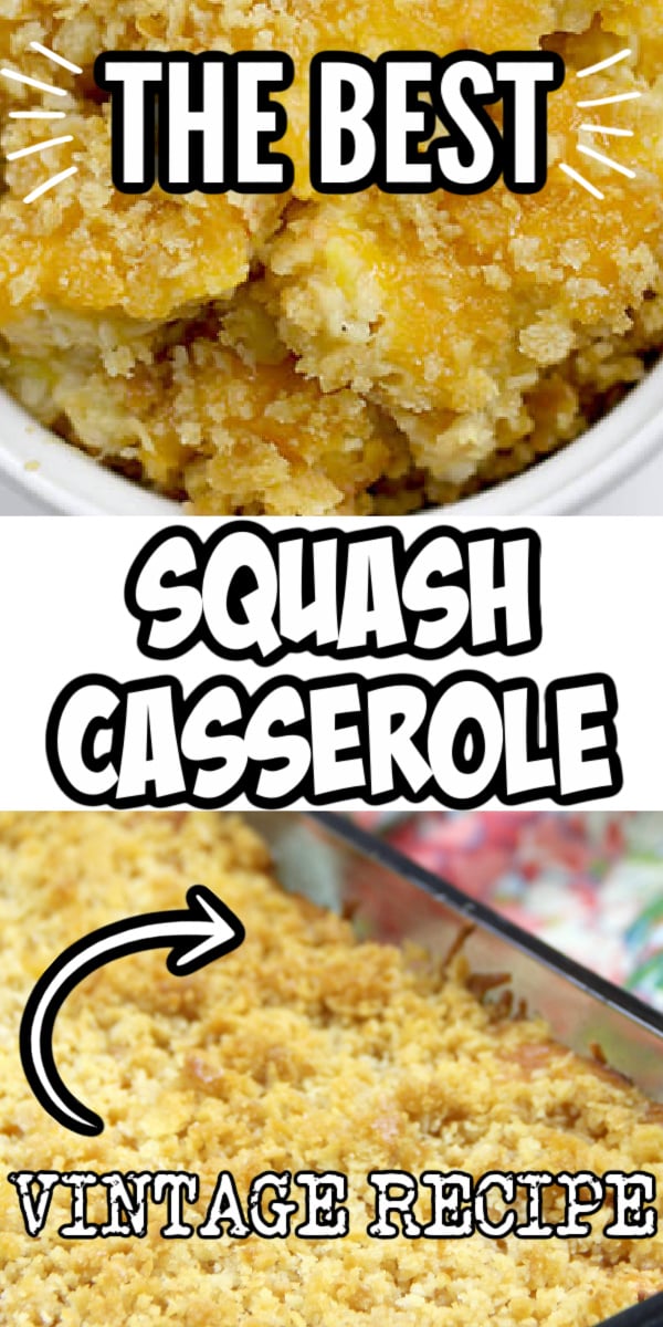 Southern Squash Casserole with Cracker Crumb Topping