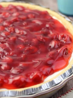 Cherry Cream Cheese Pie is a delightfully easy no-bake pie that is perfect year round for any occasion.