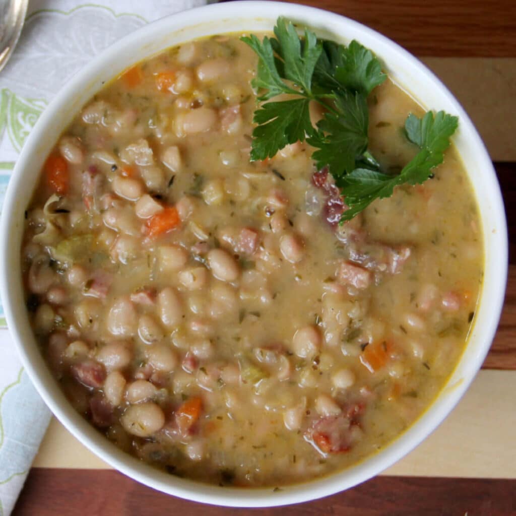 Navy Bean and Ham Soup Recipe | Southern Food and Fun