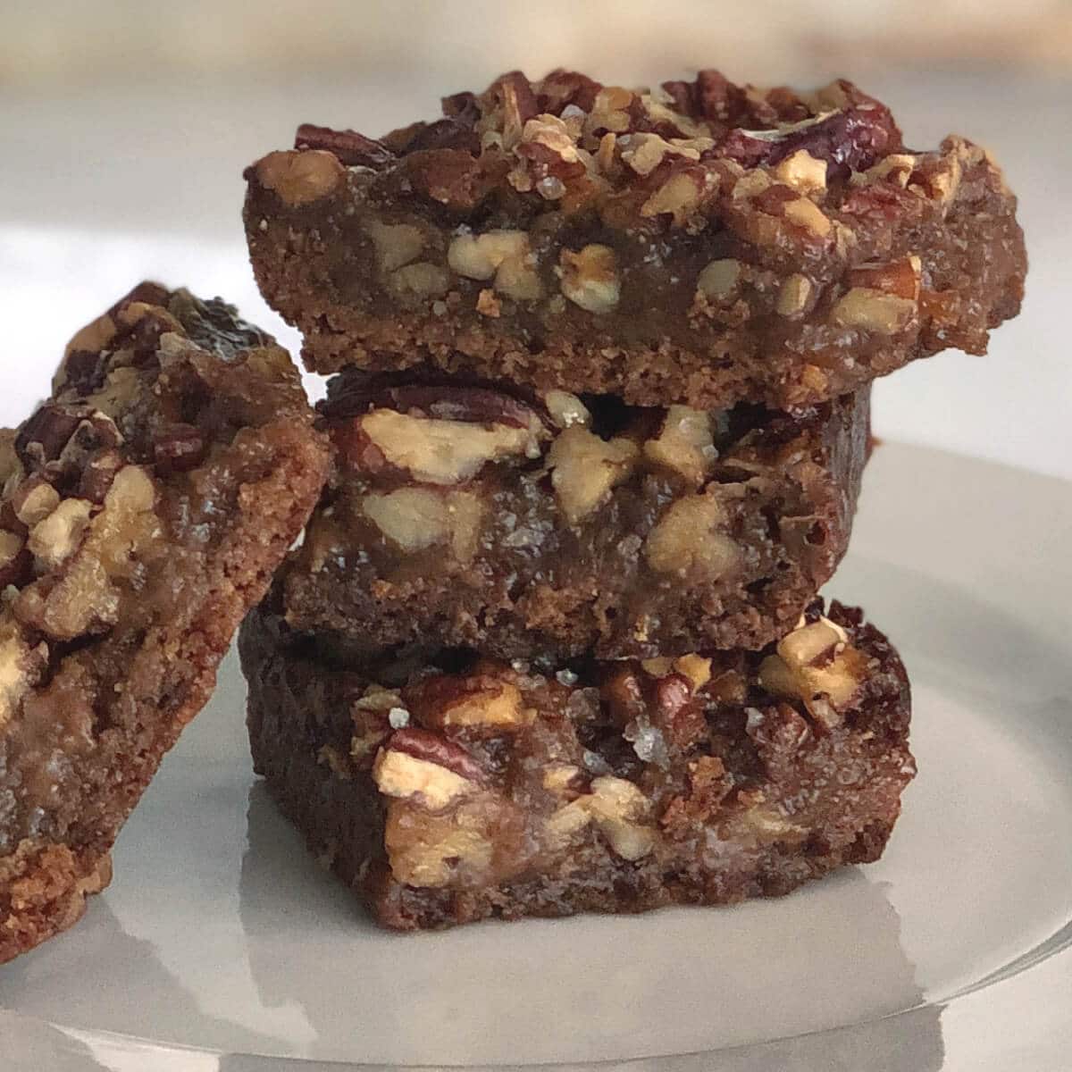 Pecan Pie Bars with a buttery shortbread crust topped with the best pecan pie filling.