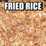 Filipino Fried Rice features rice, bacon, onion, garlic, cabbage, eggs, soy sauce, and is easy enough to make at home. No fancy ingredients and ready in minutes! You'll love this recipe!