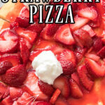 easy strawberry pizza pin image