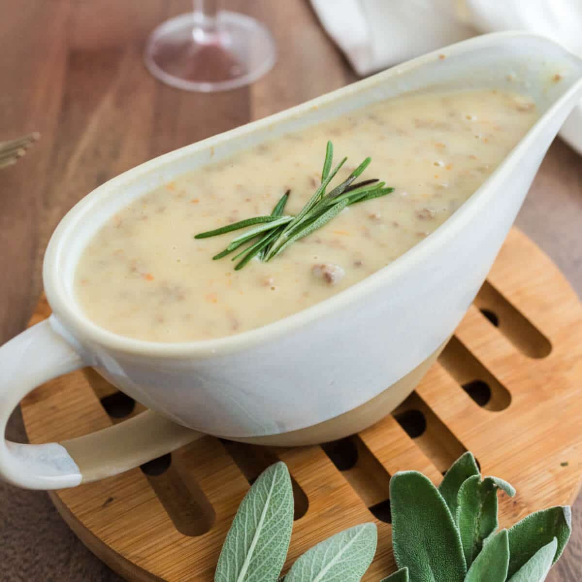 How to Make Giblet Gravy With Cream of Mushroom Soup? 