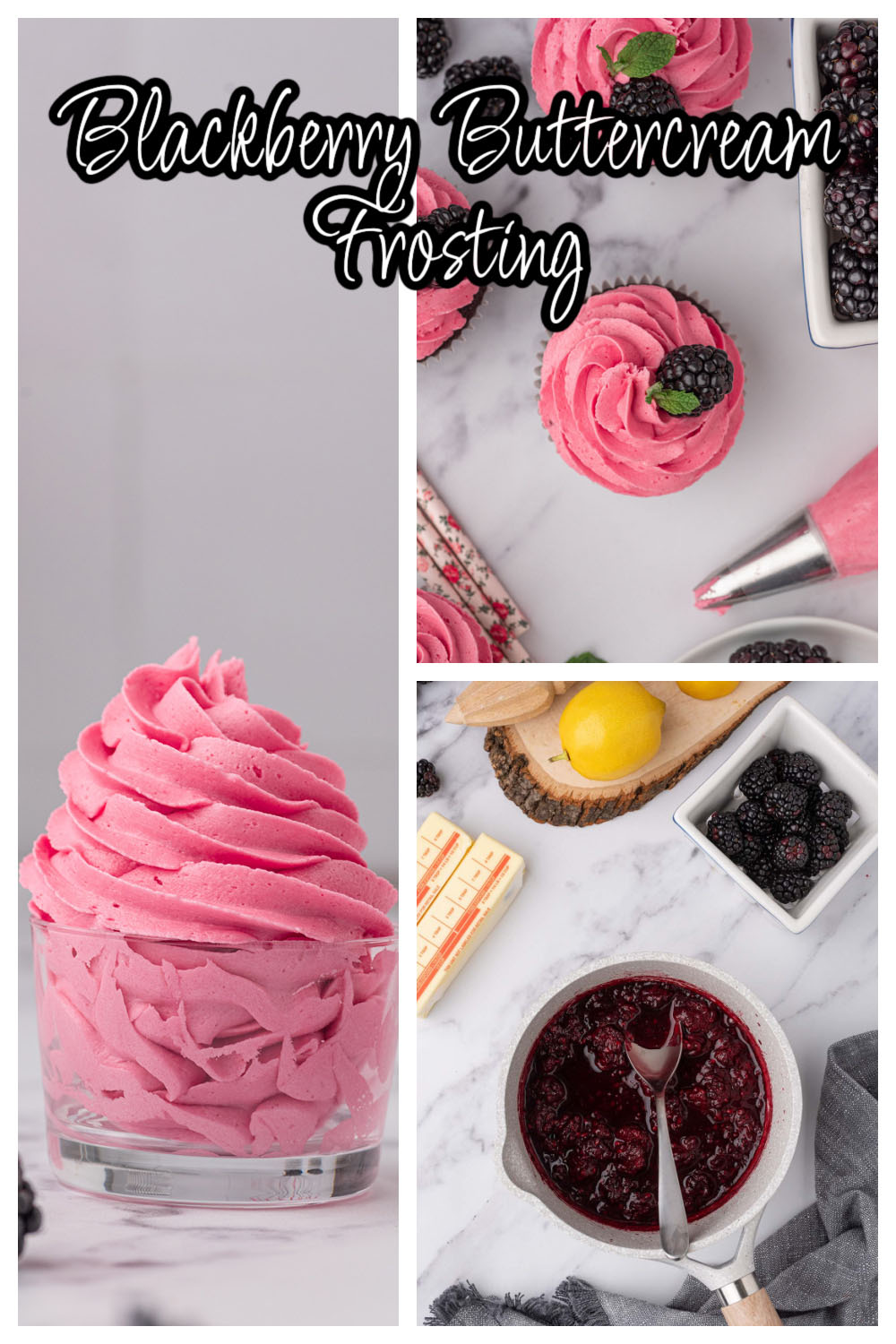 Blackberry Buttercream Frosting
