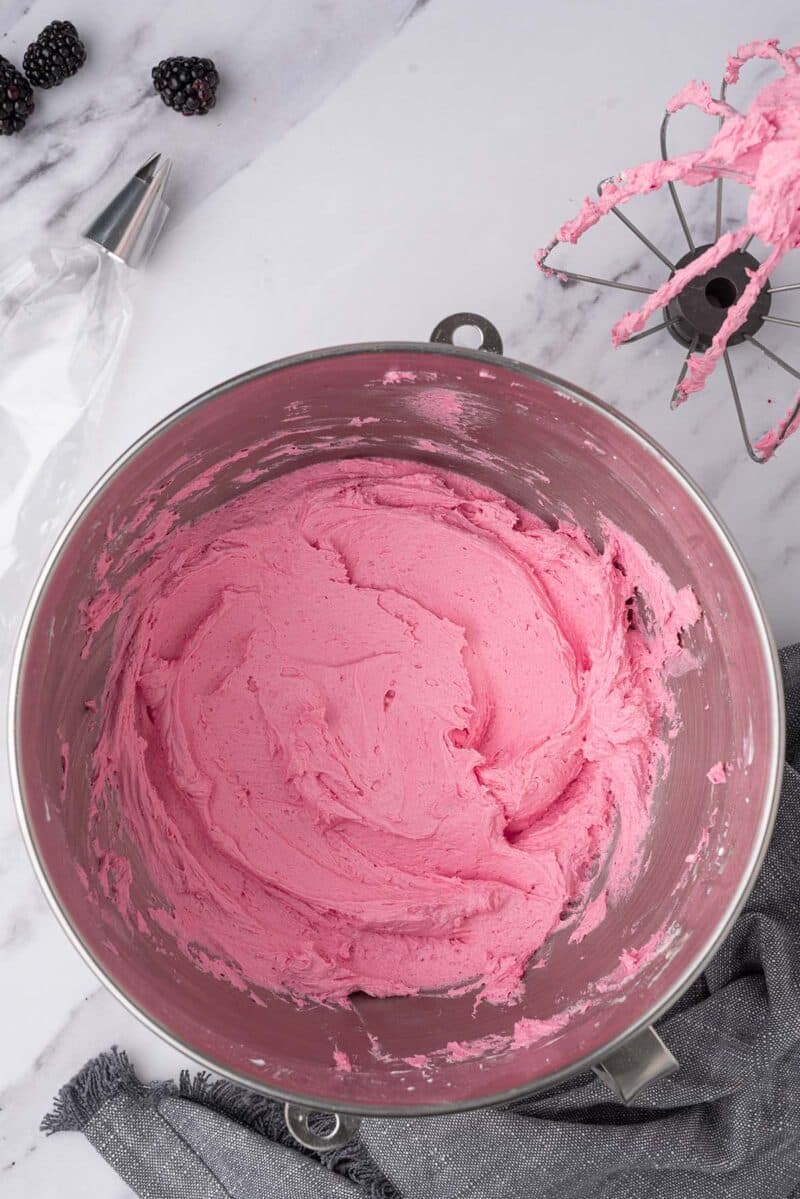 Blackberry Buttercream Frosting