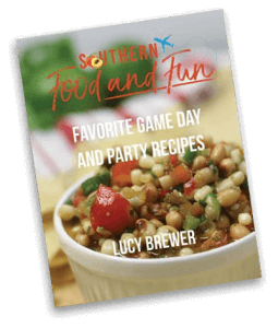 Front page of game day cookbook.