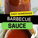 Homemade BBQ Sauce is tangy, sweet, and so easy to make you'll never buy store-bought sauce again!