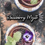 Blackberry Mojito pairs ripe blackberries, fresh mint, tart lime, and smooth white rum, creating a refreshing cocktail that's perfect for any occasion.
