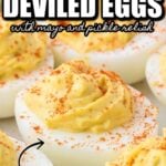 a picture of deviled eggs