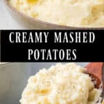 Southern mashed potatoes in a bowl.