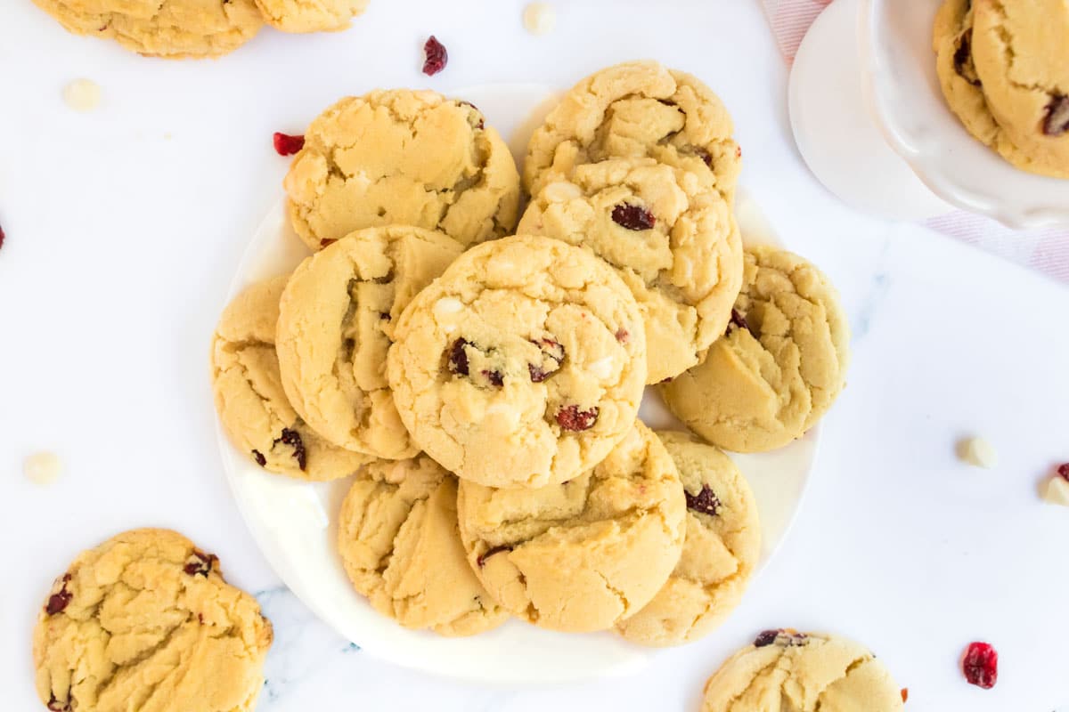 These white chocolate chip cranberry cookies are rich, delicious, and easy to make.