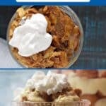 Two different pudding desserts served in glass bowls, each topped with whipped cream. Text reads "16 Pudding Recipes that go way beyond vanilla.