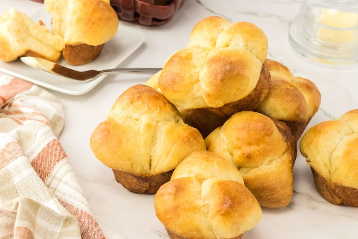 Soft, buttery, and golden—these Buttermilk Rolls are effortlessly delicious with any meal.