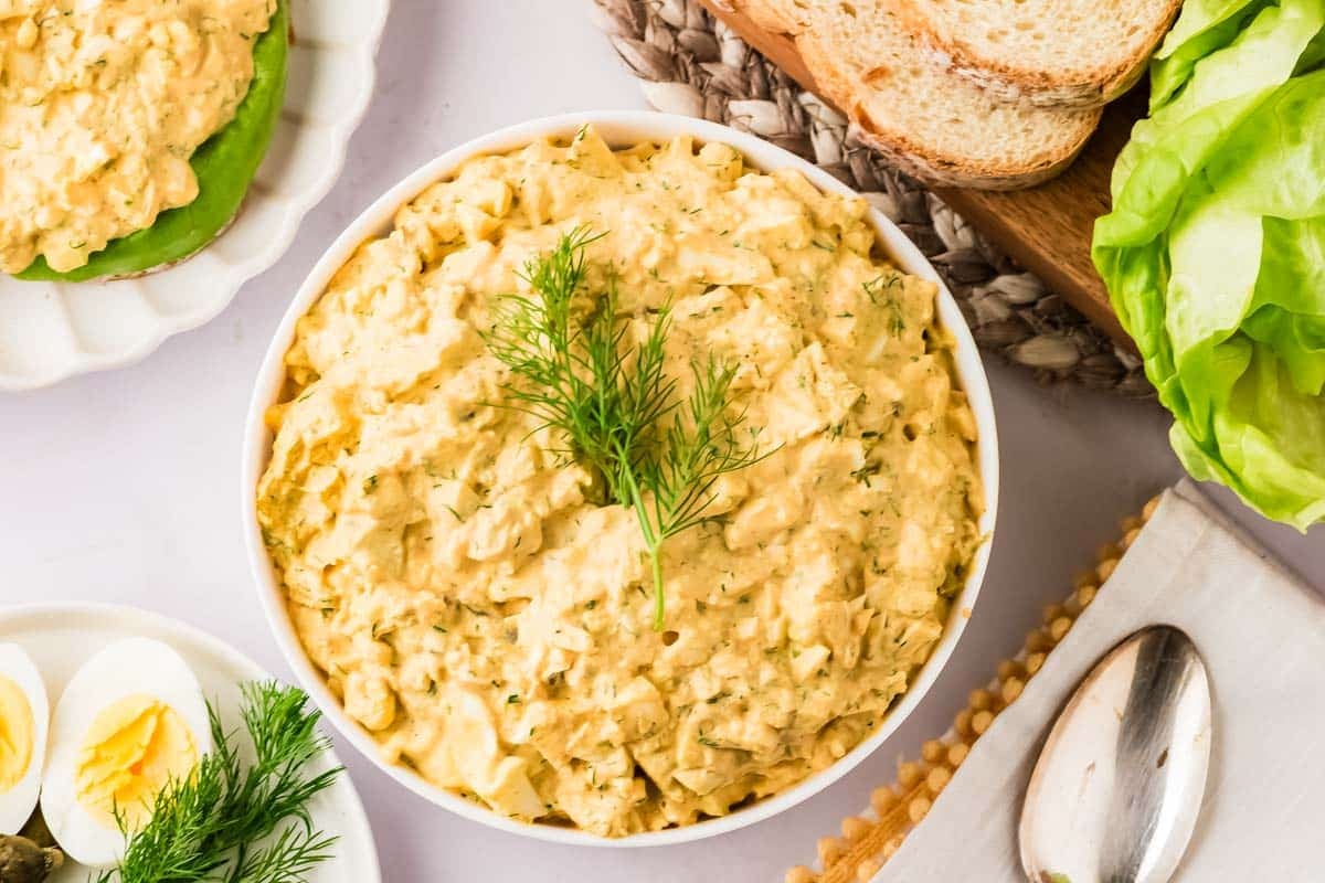 Creamy, herb-filled with tangy crunch.