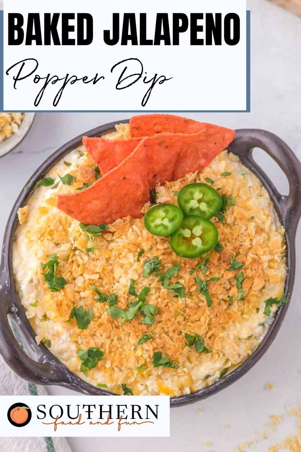 Jalapeno Popper Dip Recipe (Baked) - Southern Food and Fun