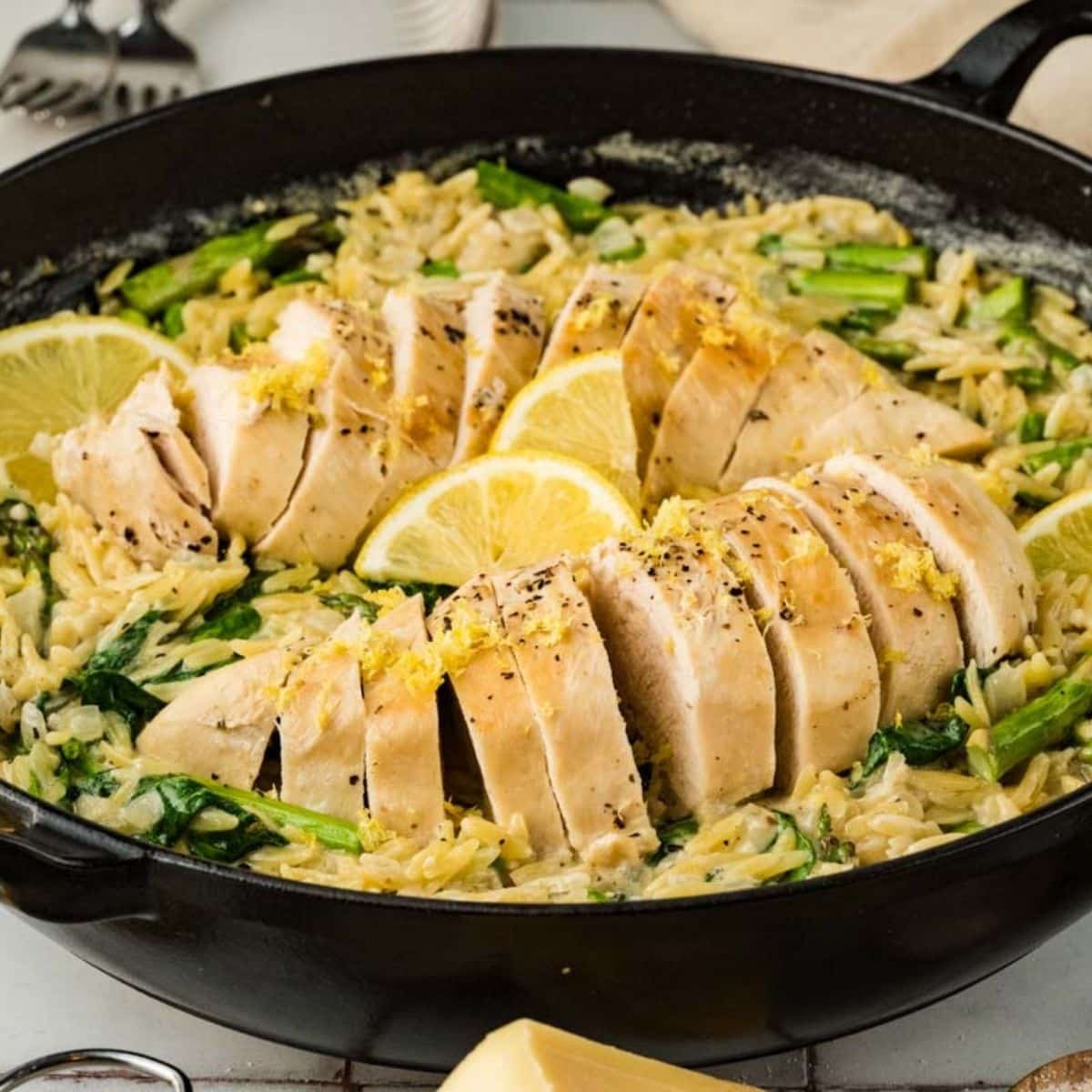 Lemon Chicken Orzo Recipe-image